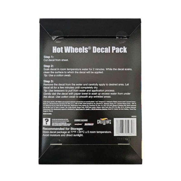 Hot Wheels Decal Pack