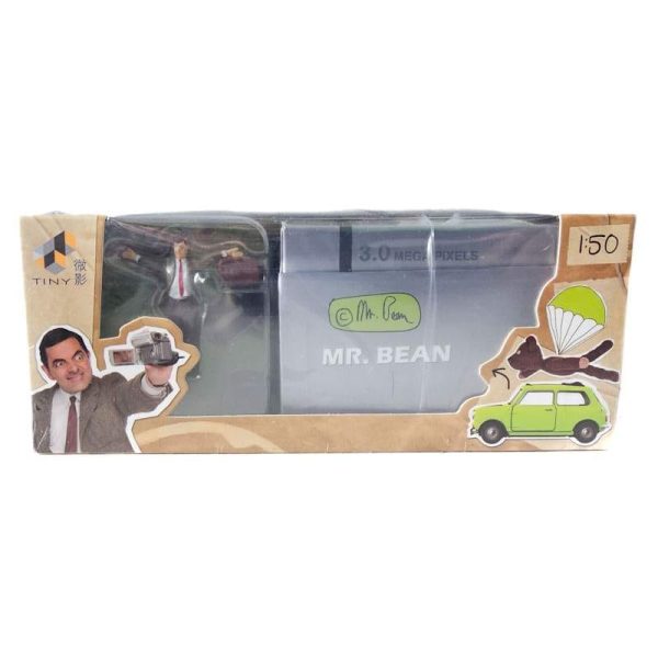 Tiny Mini Cooper Mr Bean Set with Figure