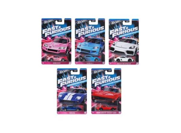 Hot Wheels Fast & Furious Women of Fast Cars 5-pack