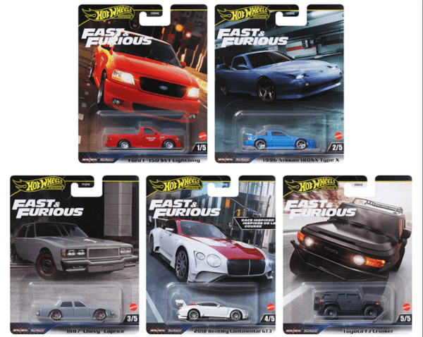 Hot Wheels Premium Fast & Furious (2024) 5-Pack