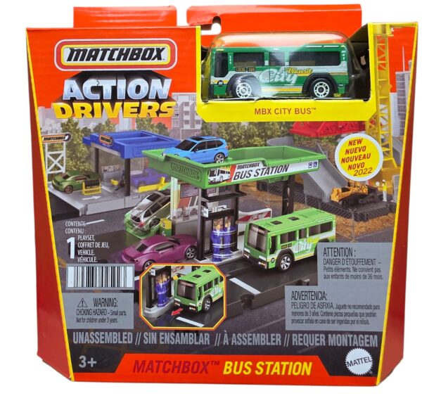 Matchbox Action Drivers 2025 🔥 Bus Station with City bus