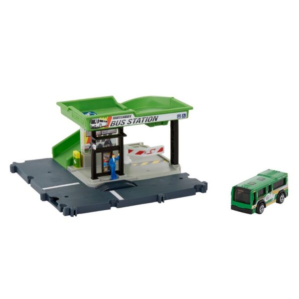 Matchbox Action Drivers 2025 🔥 Bus Station with City bus