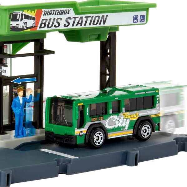 Matchbox Action Drivers 2025 🔥 Bus Station with City bus