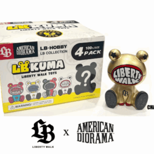 American Diorama x Liberty Walk Kuma 100% Blind Box style (7cm) 4-Pack