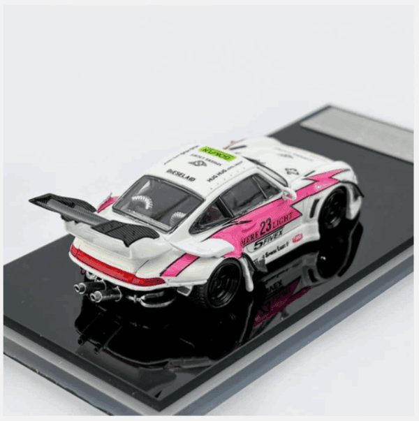 Street Warrior Porsche RWB 993 – Glow in the Dark – Pink Lightning Edition